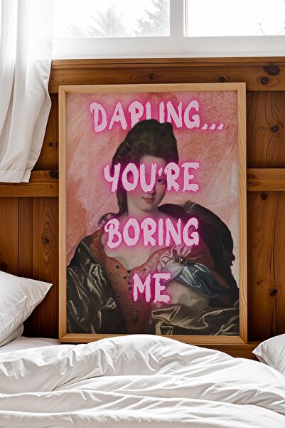 Saturn Dragă, te obosești de mine Tablou înrămat Portret clasic Cadou plin de...