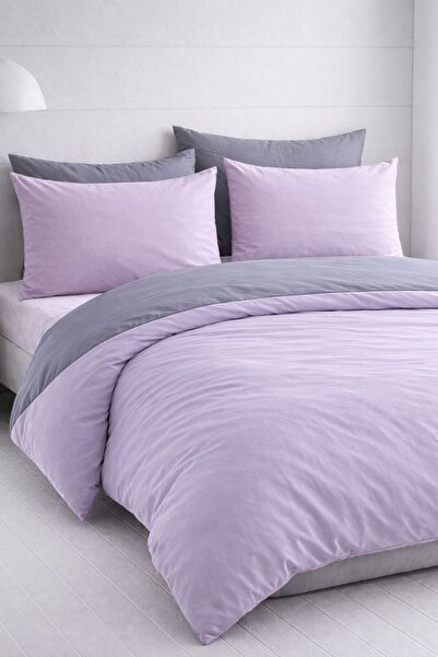 Sheri Home YENİ KIRÇİÇEK MODEL Çift Kişilik Nevresim (Yorgan Kılıfı+2 Adet Ya...