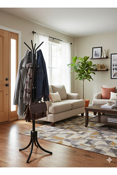 co arma Clothes rack stand, coat hanger, clothes hanger - 42X42X175 cm