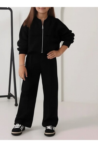 shop Țesătură din gabardină, combinație din 2 piese, elegantă și modernă, cu ...