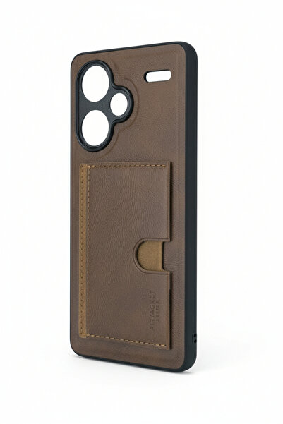 TeknolojiDepom Redmi Note 13 Pro Plus 5G Suni Deri Kartlıklı Standlı TDM Sili...