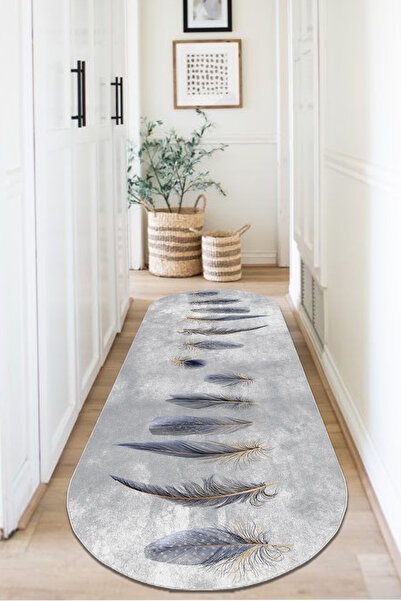 PINKIE HOME Modern Yolluk Kaymaz Kaydırmaz Taban Koridor Mutfak Halı Yolluk Y...