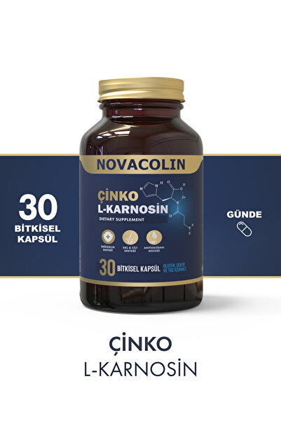 NOVACOLIN Çinko L-Karnosin 67 mg 30 Bitkisel Kapsül