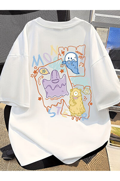 ELAN WEAR Unisex Ανδρικό/Γυναικείο ΜΑΥΡΟ με λευκό γιακά, Ειδικό εμπριμέ, υπερ...