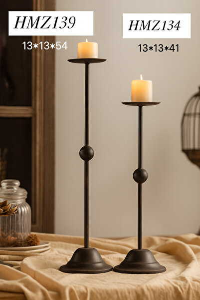 Generic Traditional design candle holder set, 13*54 and 13*41