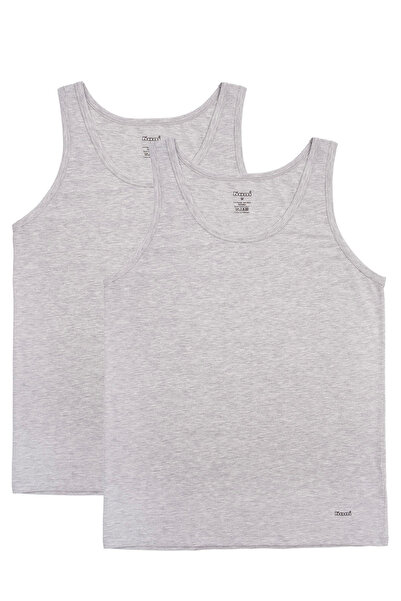 Kom Men'S, Modal-Cotton, Thick Straps, Round Neck 2-Piece Undershirt (with So...