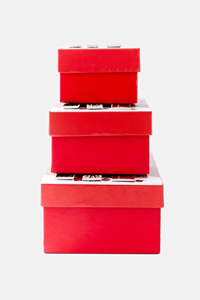 HOFF 3 Piece Christmas Tree Gift Box Set, Multicolor