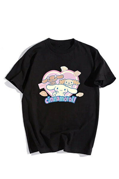 İlayda Toprak Μπλουζάκι Cinna Moral με στάμπα, μαύρο, κοντομάνικο, oversized