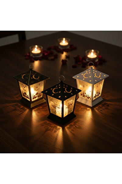 NW NessiWorld Ramazan Temalı Kare Kubbe LED Lamba