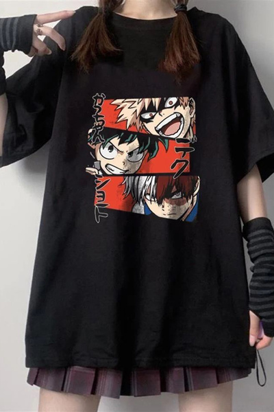 İlayda Toprak Tricou negru cu mânecă scurtă și imprimeu Academia, model oversize