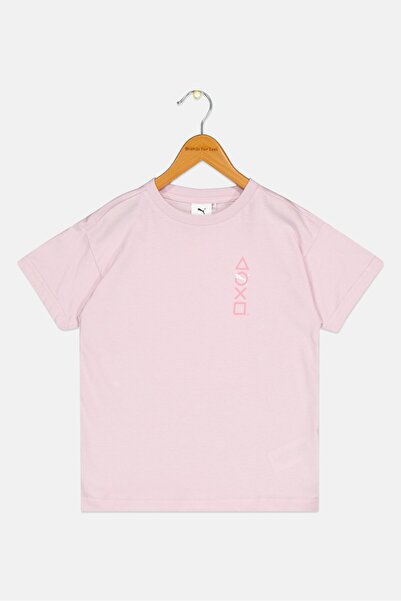 Puma X PlayStation Kids Boy Sportswear Fit Short Sleeve Outdoor T-Shirt, Ligh...