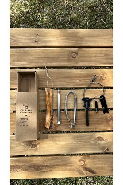 ozbience Ateş Başlatıcı Seti, Magnezyum Çubuk ve Üfleme Borusu ile kolay kull...