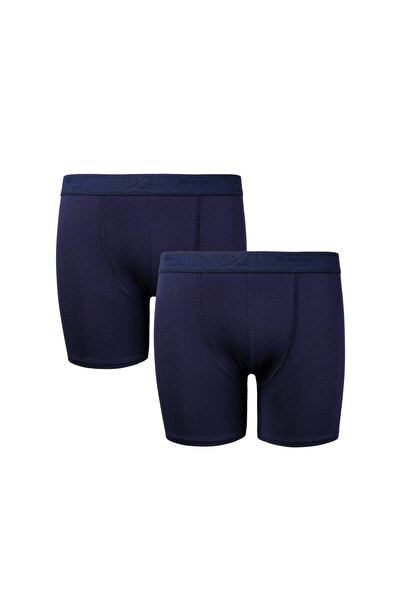 Kom Men's Modal-Cotton, Narrow Leg 2-Piece Boxers (with Socks as a Gift)