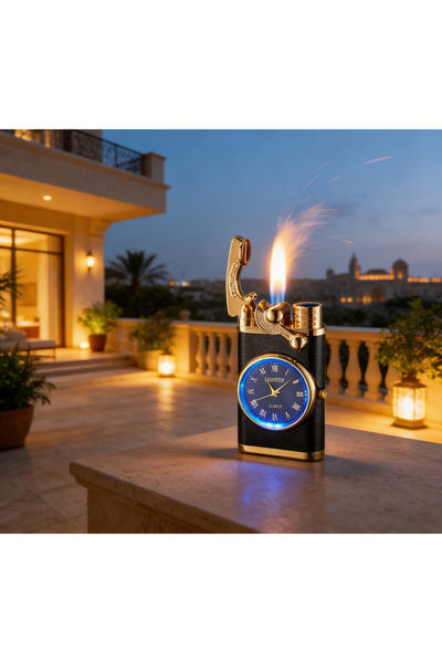 Generic Multifunctional Watch Lighter Windproof Blue Flame Rapid Cigar Ignition