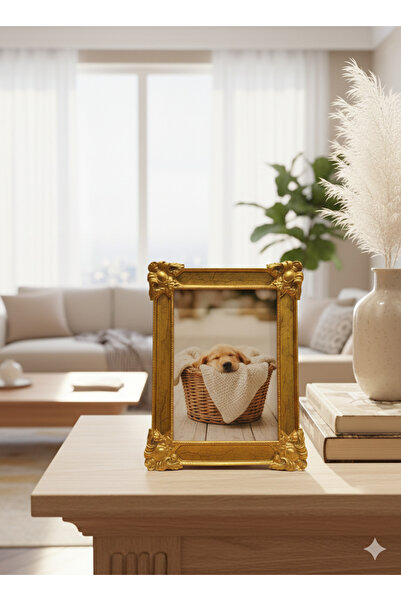 İki Cadı Tasarım Şık Ve Dekoratif Polyester Çerçeve - 15 x 20 cm