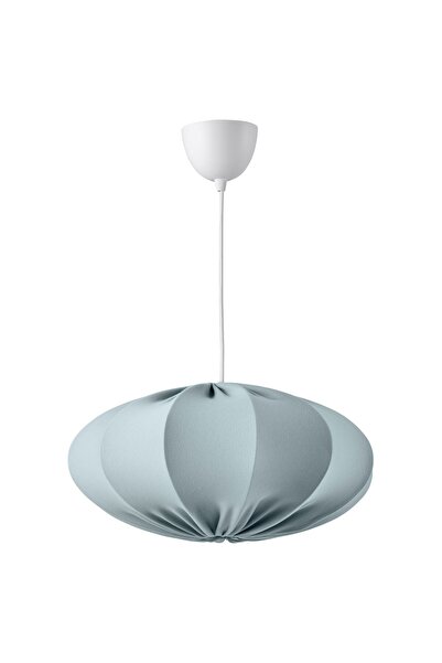 Generic Pendant lamp, turquoise/white, 52 cm