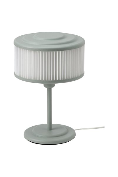 Generic مصباح طاولة، رمادي مخضر، 37 سم