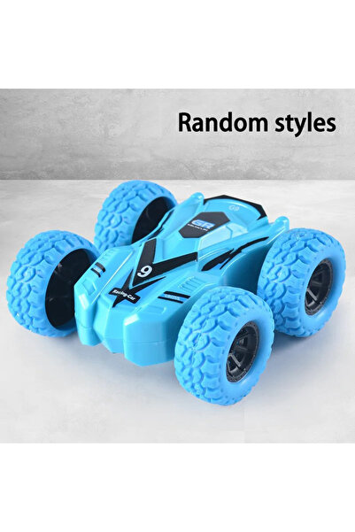 Choice4 Inertia Car Blue Children's Toy Car Fun Double-Sided Car Inertial Saf...