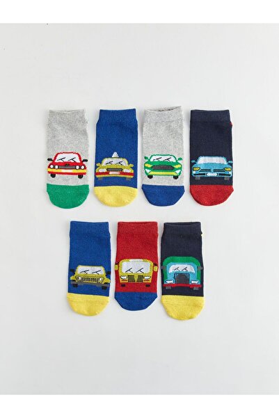 LC Waikiki Patterned Boy's Booties Socks Pack of 7