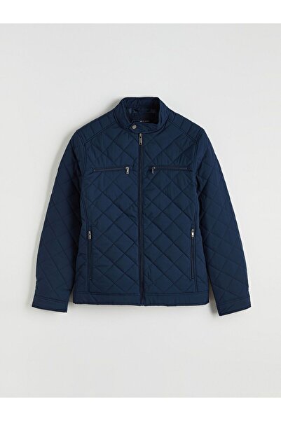 LC Waikiki Standard Pattern Quilted Men's Coat