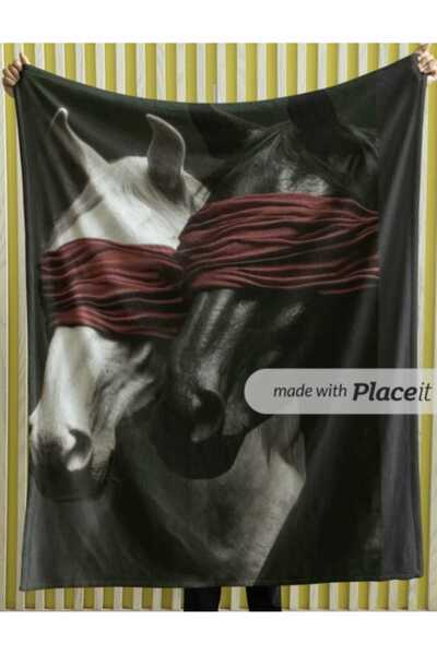 Elmas Dizayn 150X220 cm Tv Seat Bed Blanket Organic Cotton Stain-Proof Black ...