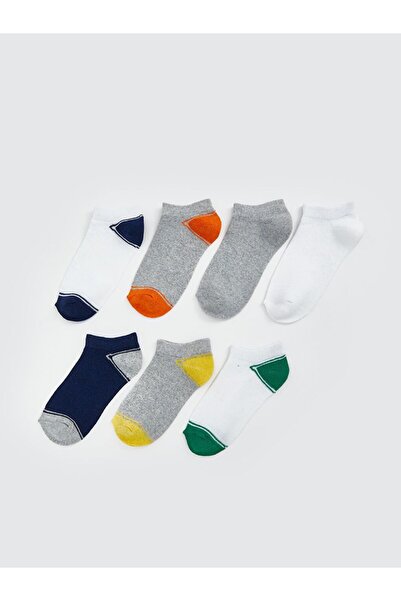 LC Waikiki Color Blocked Boy's Booties Socks 7 Pack