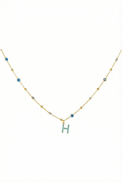 Queen Silver Jewelry 925 ayar gümüş. aquamarıin zirkon taşlı (mavi topaz) , t...