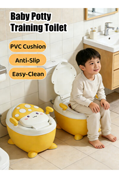 Generic Baby Potty Training Seat Baby Toilet with Seat Pad Kids Potty Chair S...