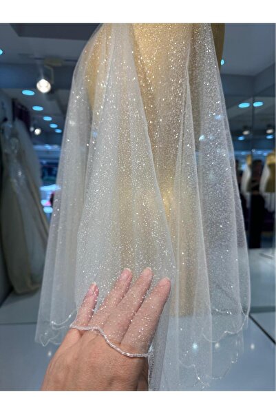 BALCI kristal tek sira kemar simli duvak