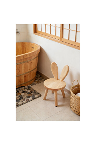 Mtanvxay كرسي خشبي للأطفال الصغار بتصميم حيواني، مناسب للأكل والقراءة واللعب،...