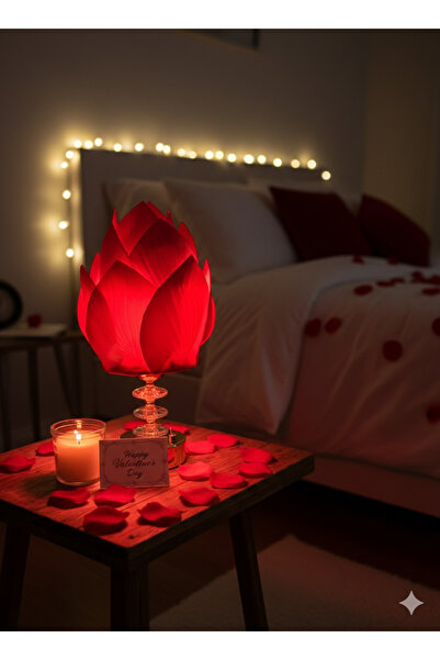 fey atelier Pilli abajur, Pilli masa lambası, Pilli gece lambası, Kablosuz ab...