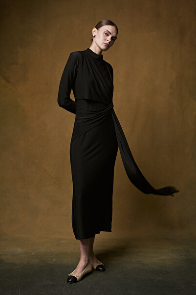 Melike Tatar Detailed Dress 32-2697