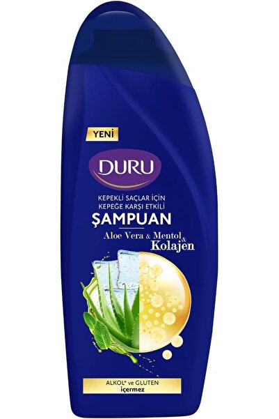Duru 5 ADET Aloe Vera Mentol Kolajen Kepeğe Karşı Şampuan 500 ml