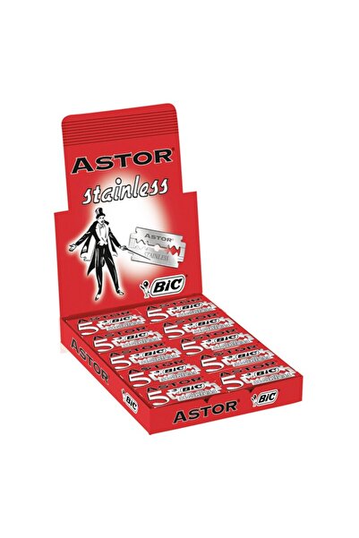 Bic Set 2 x Lame de Ras Astor, Barbati, 20 x 5 Bucati