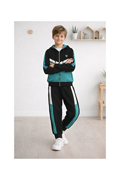 ONE Kids Hooded Tracksuit Set – Zip-Up Sweatshirt & Jogger Pants, Soft Casual...
