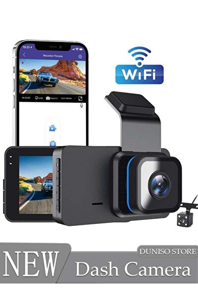 DOMEET Dash Cam Front Rear, Dash Cam 2K 1296P WiFi Car Camera with IPS Screen...