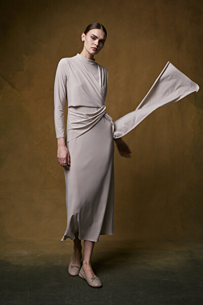 Melike Tatar Detailed Dress 32-2697