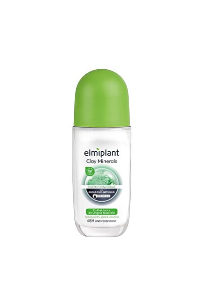 ELMIPLANT Set 4 x Deodorant Antiperspirant Roll-on Clay Minerals, 50 ml
