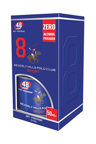 Beverly Hills Polo Club Σπορ Αποσμητικό Ρολ-ον, Για Άνδρες, 50 ml