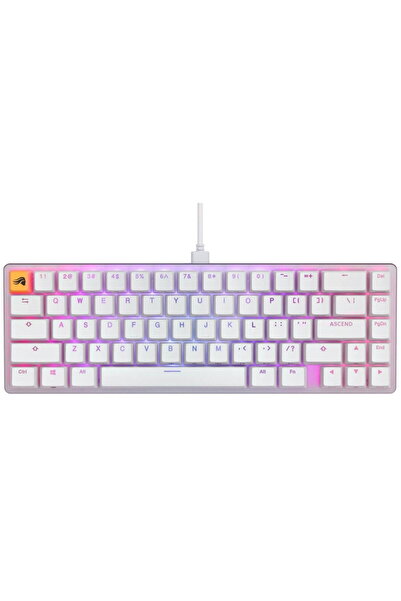 Glorious GMMK 2 Compact - Comutatoare Fox, aspect SUA, alb