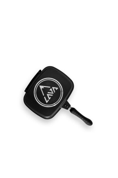 AZAF مقلاة لافا الصغيرة غير اللاصقة ذات الوجهين