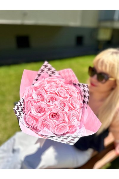 Buchetezie Buchet Cadou Femei Buchet Rose Elegant cu Trandafiri de Săpun