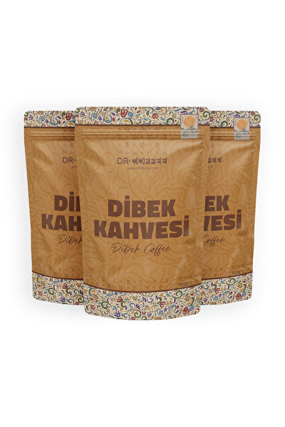 Drcoffee Dibek Kahvesi Kakuleli Poşet 200Gr x 3 Adet