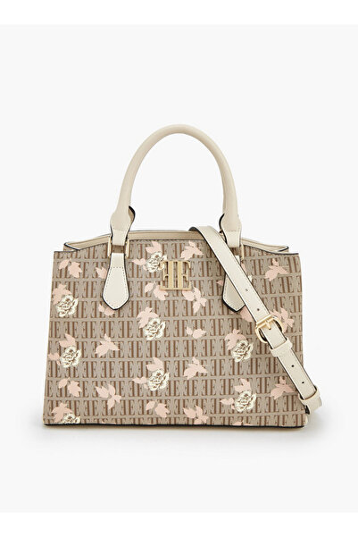 ELLE حقيبة كروس بودي من الجلد الصناعي المحبب من سيليست