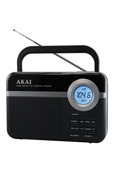 AKAI Radio portabil PR006A-471U USB/SD 0.8 W Negru