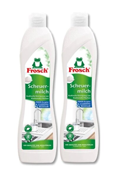 Frosch Krem Mutfak Yüzeyleri Temizleyici Güçlü Temizlik 500 ml x 2 Adet, Vegan