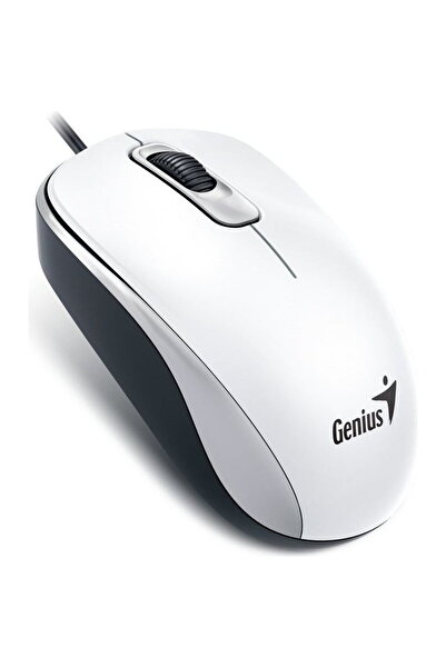 GENIUS DX-110 – Mouse cu fir USB, optic 1000 DPI, 3 butoane + scroll, alb