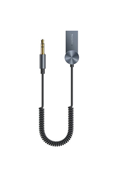 Yesido Adaptor Bluetooth cu mufă auxiliară - Audio fără fir (YAU-24) - Negru