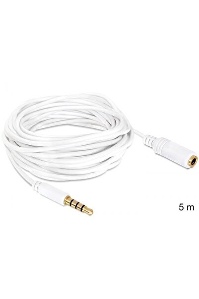 DELOCK Cablu audio stereo jack 3.5 mm tata/mama iPhone 4 pini 5 m