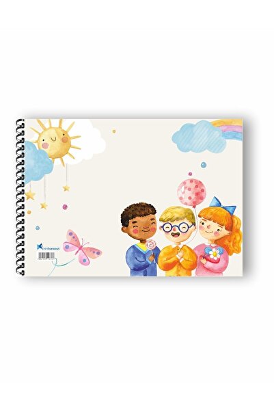 printkonsept Painting Notebook, Small Size Painting Notebook, 15 Sheets, Spir...